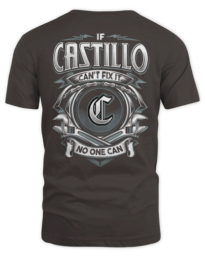 CASTILLO AP81-K4-626 - Personalized Ahmed Quote Apparel “If Ahmed Can't Fix It, No One Can” - Unisex Standard T-Shirt - Dark Chocolate