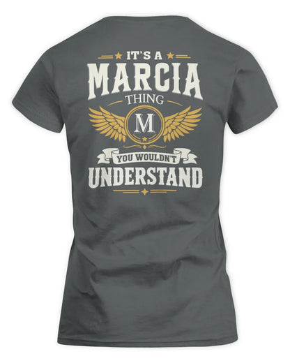 MARCIA KT06-M008 It’s a [NAME] Thing – You Wouldn’t Understand | Personalized Vintage T-Shirt - Women's Standard T-Shirt - Charcoal