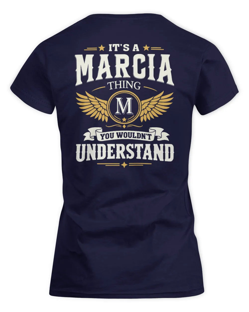 MARCIA KT06-M008 It’s a [NAME] Thing – You Wouldn’t Understand | Personalized Vintage T-Shirt - Women's Standard T-Shirt - Navy