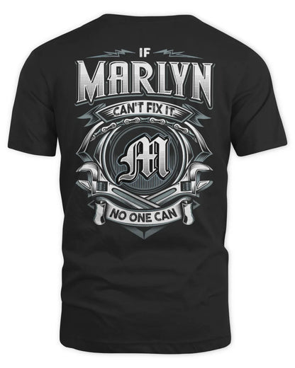MARLYN AP81-K4-626 - Personalized Ahmed Quote Apparel “If Ahmed Can't Fix It, No One Can” - Unisex Standard T-Shirt - Black