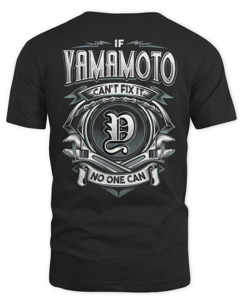 YAMAMOTO AP81-K4-626 - Personalized Ahmed Quote Apparel “If Ahmed Can't Fix It, No One Can” - Unisex Standard T-Shirt - Black