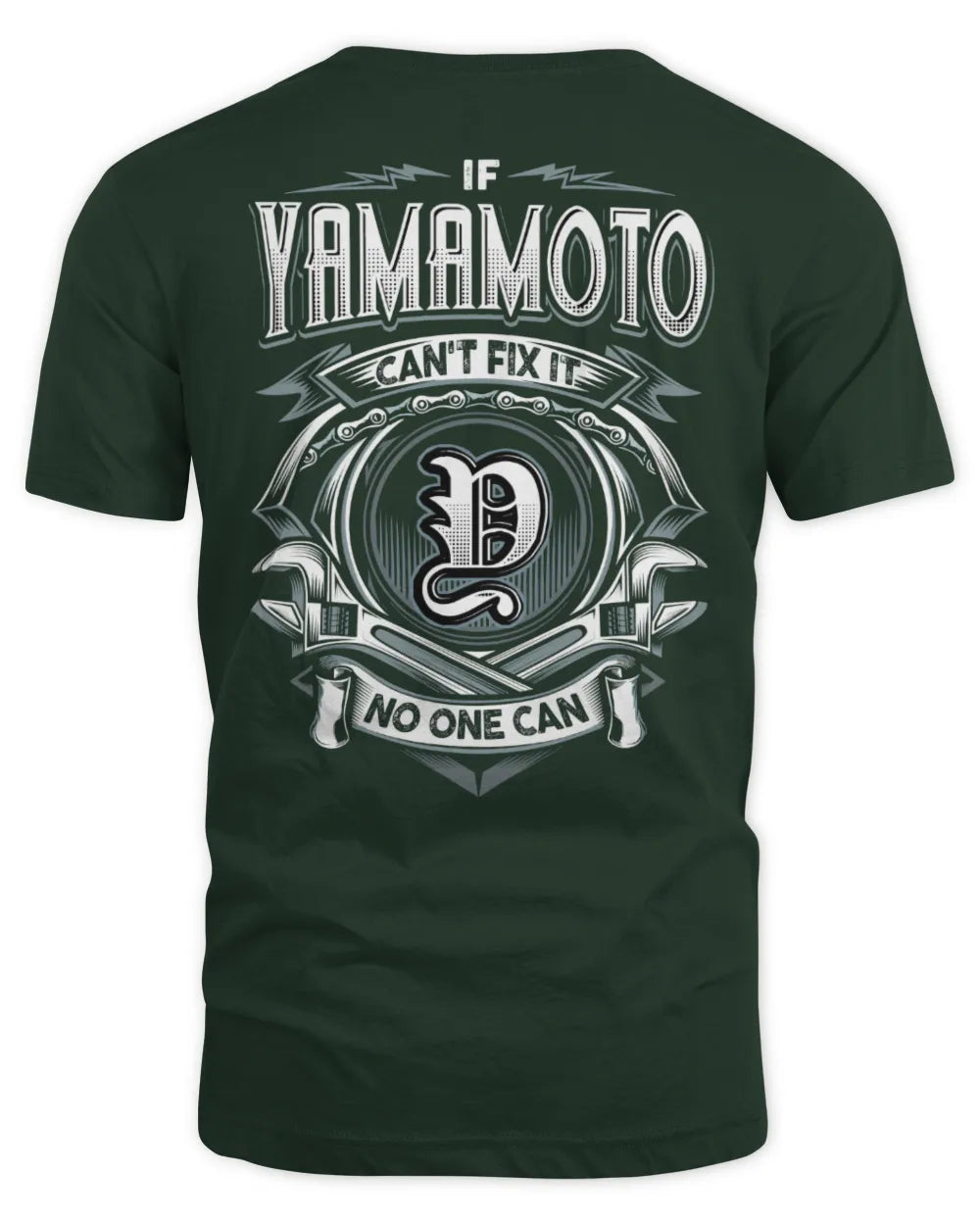 YAMAMOTO AP81-K4-626 - Personalized Ahmed Quote Apparel “If Ahmed Can't Fix It, No One Can” - Unisex Standard T-Shirt - Forest Green