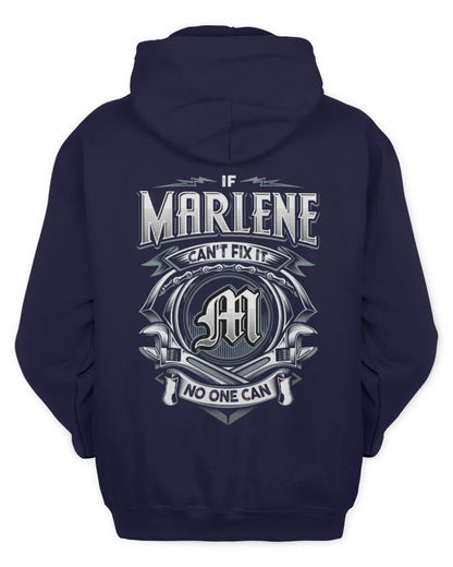 MARLENE AP81-K4-626 - Personalized Ahmed Quote Apparel “If Ahmed Can't Fix It, No One Can” - Unisex Hoodie - Navy
