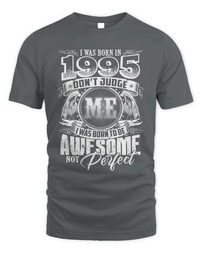 1995 HH89-K2 – Awesome Birth Year Quote T-Shirt - Unisex Standard T-Shirt - Charcoal