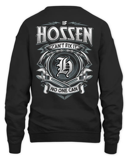 HOSSEN AP81-K4-626 - Personalized Ahmed Quote Apparel “If Ahmed Can't Fix It, No One Can” - Unisex Sweatshirt - Black