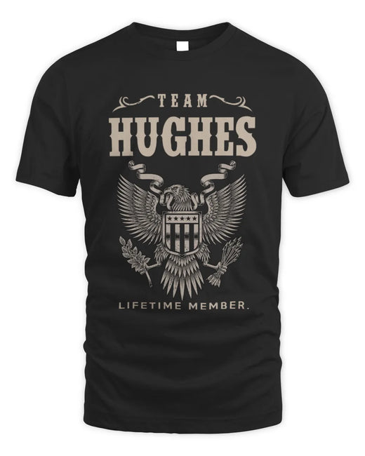 HUGHES TP06-K82 – Personalized Classic Style Apparel “Team NAME Lifetime Member”