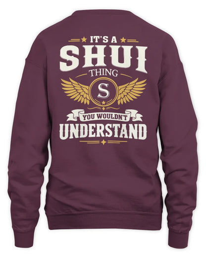 SHUI KT06-M008 It’s a [NAME] Thing – You Wouldn’t Understand | Personalized Vintage T-Shirt - Unisex Sweatshirt - Maroon