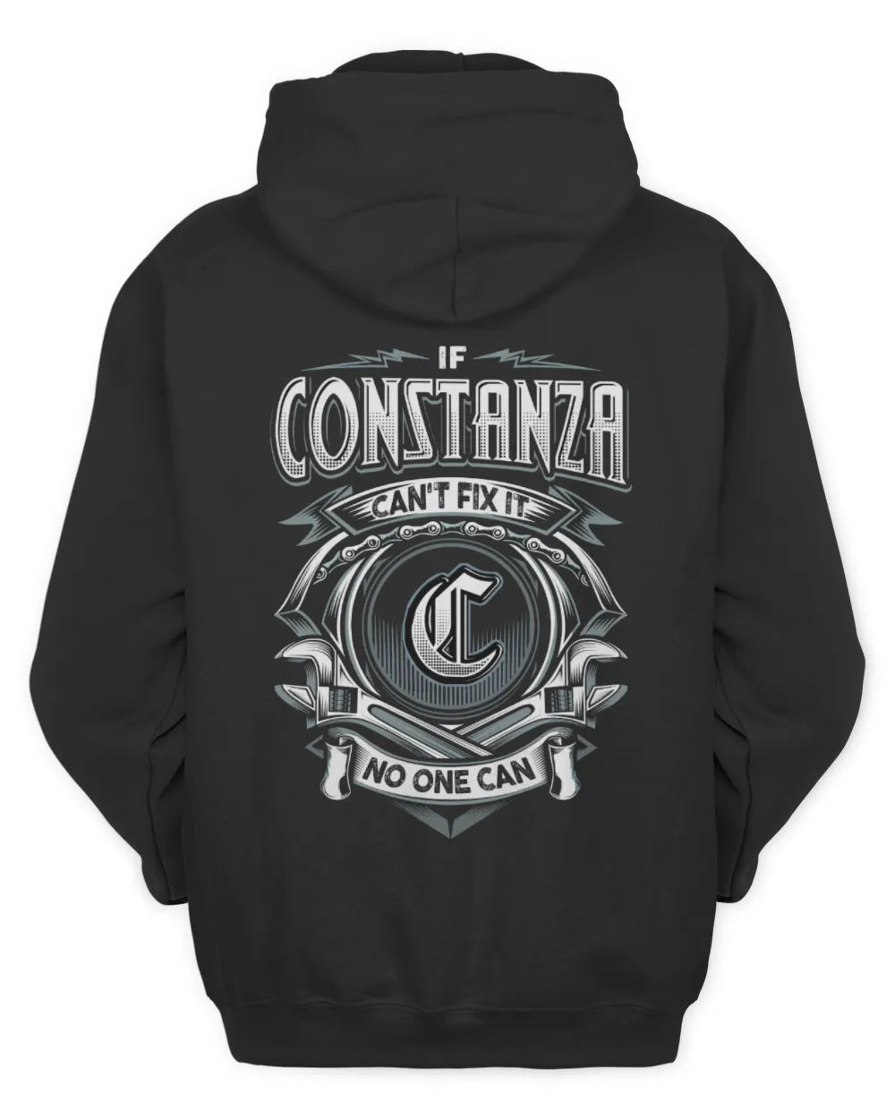 CONSTANZA AP81-K4-626 - Personalized Ahmed Quote Apparel “If Ahmed Can't Fix It, No One Can” - Unisex Hoodie - Black