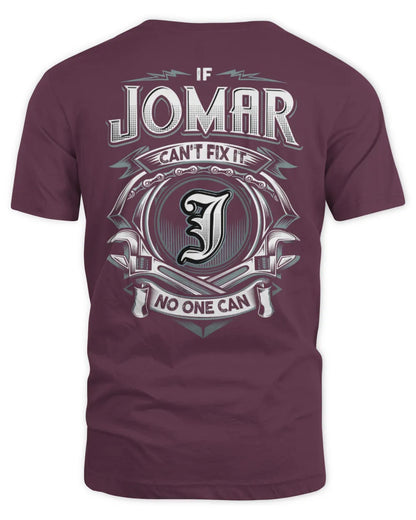 JOMAR AP81-K4-626 - Personalized Ahmed Quote Apparel “If Ahmed Can't Fix It, No One Can” - Unisex Standard T-Shirt - Maroon