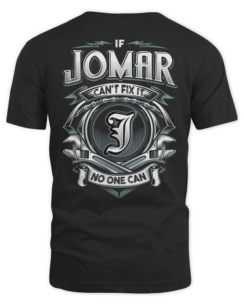 JOMAR AP81-K4-626 - Personalized Ahmed Quote Apparel “If Ahmed Can't Fix It, No One Can” - Unisex Standard T-Shirt - Black