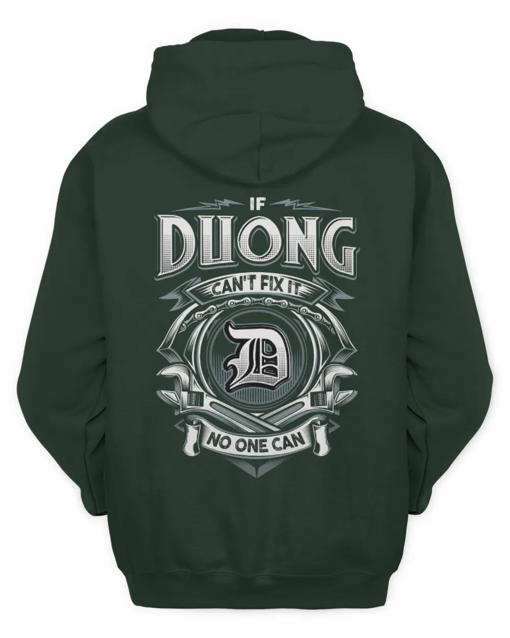 DUONG AP81-K4-626 - Personalized Ahmed Quote Apparel “If Ahmed Can't Fix It, No One Can” - Unisex Hoodie - Forest Green