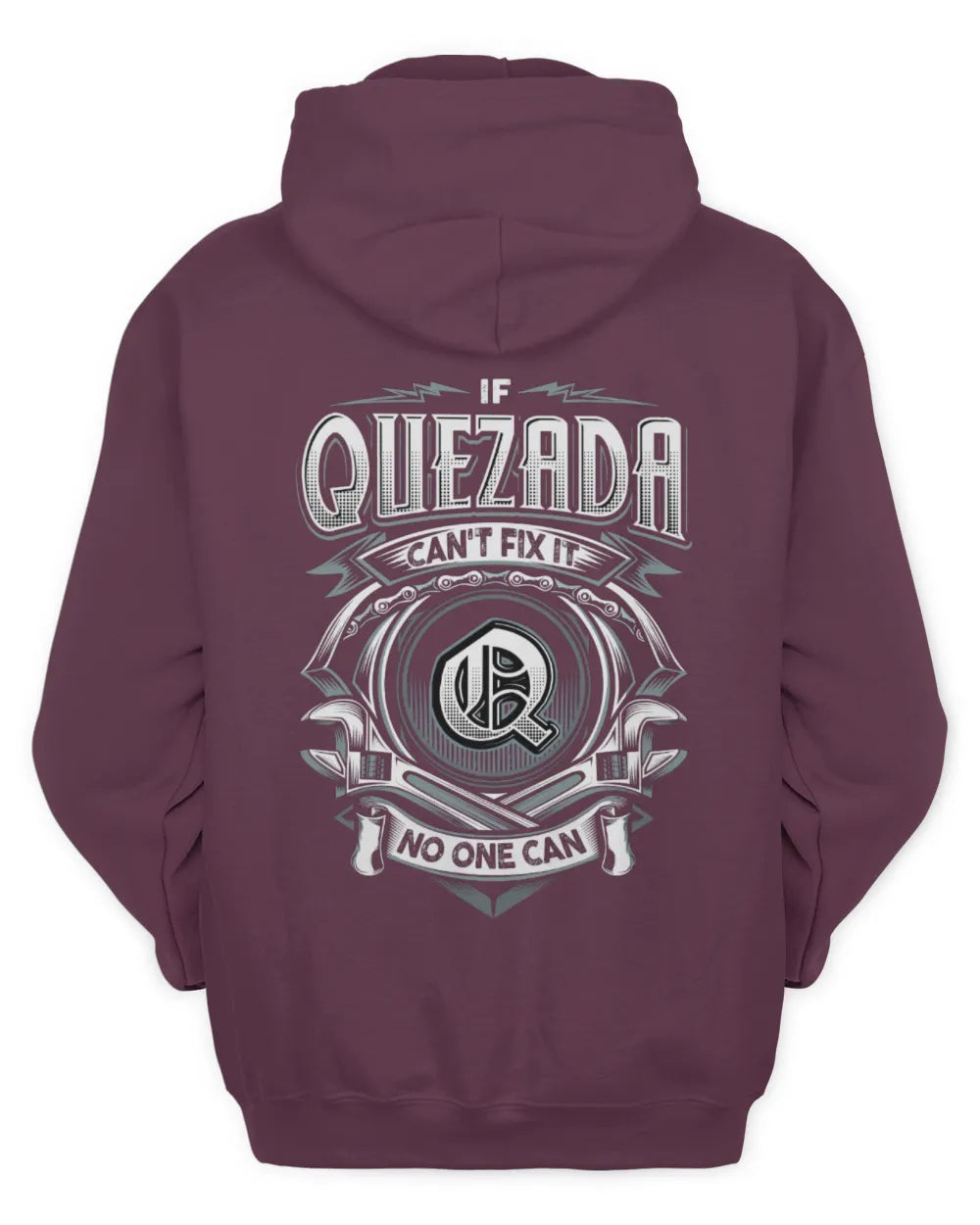 QUEZADA AP81-K4-626 - Personalized Ahmed Quote Apparel “If Ahmed Can't Fix It, No One Can” - Unisex Hoodie - Maroon