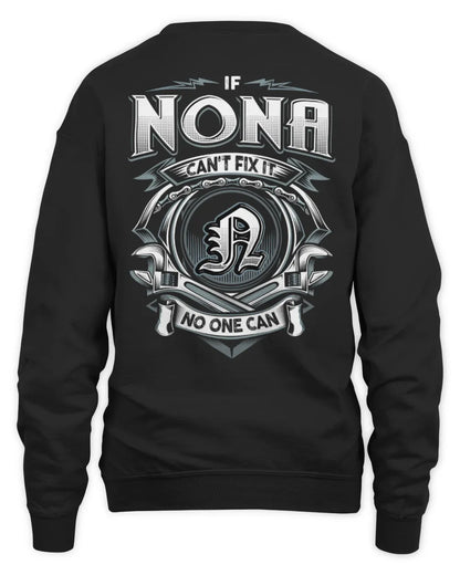 NONA AP81-K4-626 - Personalized Ahmed Quote Apparel “If Ahmed Can't Fix It, No One Can” - Unisex Sweatshirt - Black