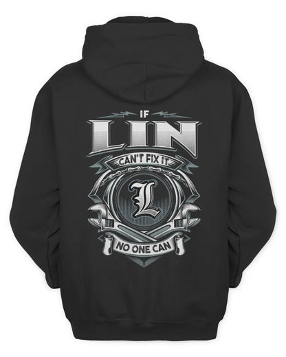LIN AP81-K4-626 - Personalized Ahmed Quote Apparel “If Ahmed Can't Fix It, No One Can” - Unisex Hoodie - Black