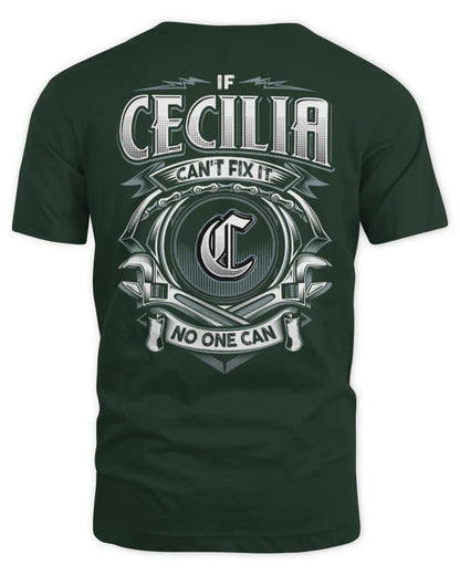 CECILIA AP81-K4-626 - Personalized Ahmed Quote Apparel “If Ahmed Can't Fix It, No One Can” - Unisex Standard T-Shirt - Forest Green