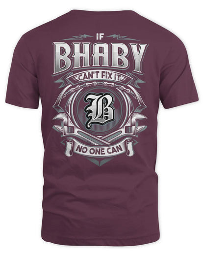 BHABY AP81-K4-626 - Personalized Ahmed Quote Apparel “If Ahmed Can't Fix It, No One Can” - Unisex Standard T-Shirt - Maroon