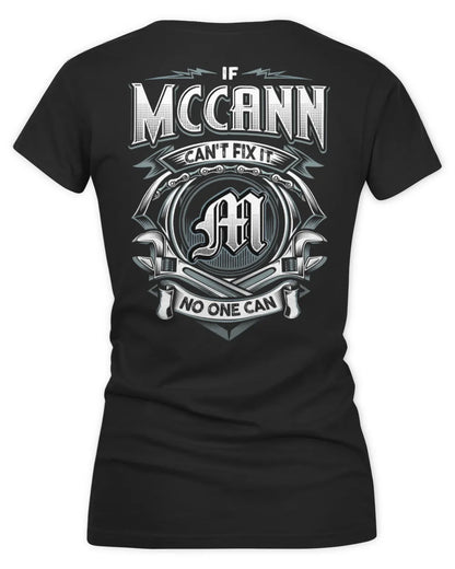 MCCANN AP81-K4-626 - Personalized Ahmed Quote Apparel “If Ahmed Can't Fix It, No One Can” - Women's V-Neck T-Shirt - Black
