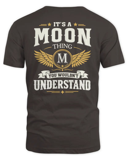 MOON KT06-M008 It’s a [NAME] Thing – You Wouldn’t Understand | Personalized Vintage T-Shirt - Unisex Standard T-Shirt - Dark Chocolate