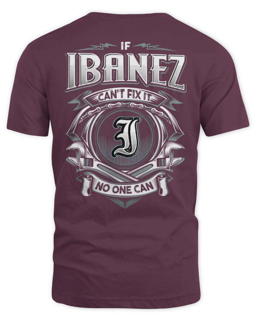 IBANEZ AP81-K4-626 - Personalized Ahmed Quote Apparel “If Ahmed Can't Fix It, No One Can” - Unisex Standard T-Shirt - Maroon