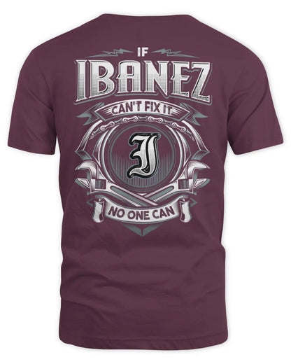 IBANEZ AP81-K4-626 - Personalized Ahmed Quote Apparel “If Ahmed Can't Fix It, No One Can” - Unisex Standard T-Shirt - Maroon