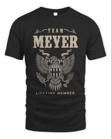 MEYER TP06-K82 – Personalized Classic Style Apparel “Team NAME Lifetime Member” - Unisex Standard T-Shirt - Black