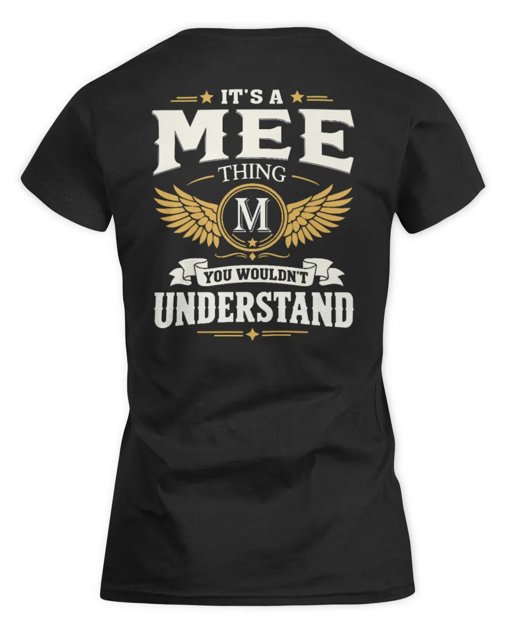 MEE KT06-M008 It’s a [NAME] Thing – You Wouldn’t Understand | Personalized Vintage T-Shirt - Women's Standard T-Shirt - Black