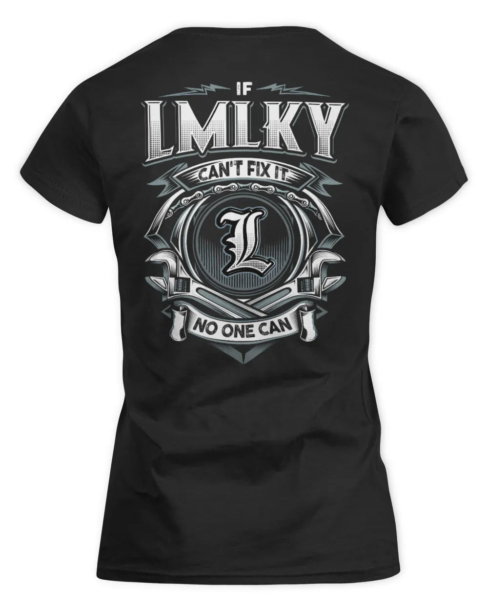 LMLKY AP81-K4-626 - Personalized Ahmed Quote Apparel “If Ahmed Can't Fix It, No One Can” - Women's Standard T-Shirt - Black