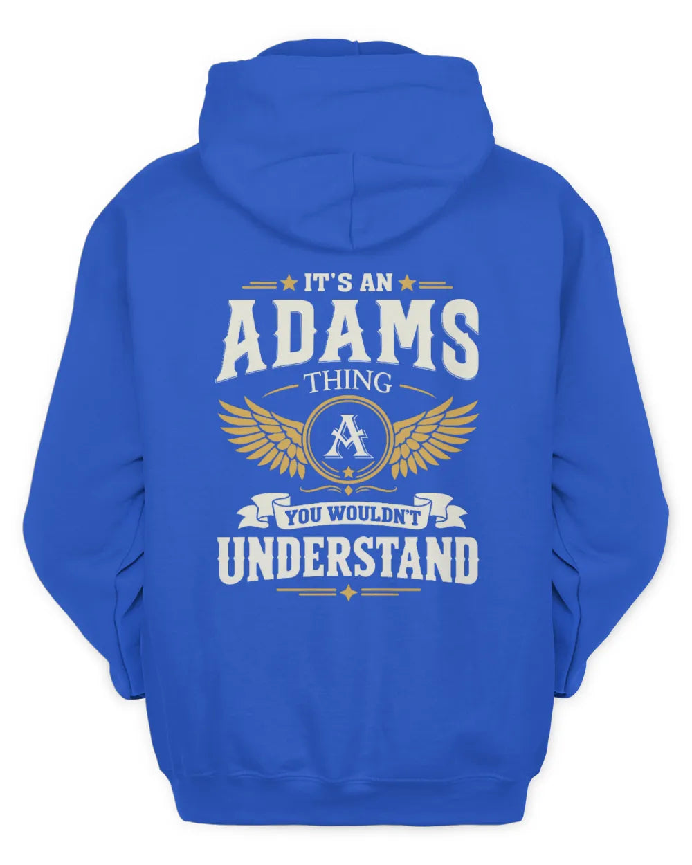 ADAMS KT06-M008 It’s a [NAME] Thing – You Wouldn’t Understand | Personalized Vintage T-Shirt - Unisex Hoodie - Royal