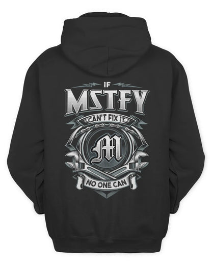 MSTFY AP81-K4-626 - Personalized Ahmed Quote Apparel “If Ahmed Can't Fix It, No One Can” - Unisex Hoodie - Black