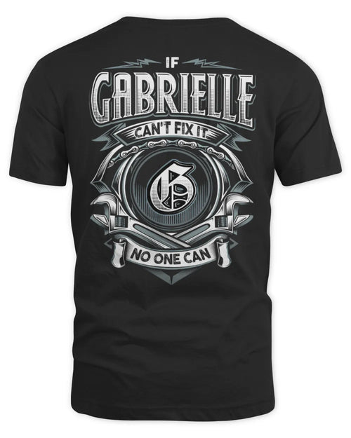 GABRIELLE AP81-K4-626 - Personalized Ahmed Quote Apparel “If Ahmed Can't Fix It, No One Can” - Unisex Standard T-Shirt - Black