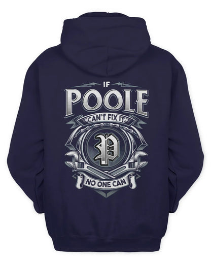 POOLE AP81-K4-626 - Personalized Ahmed Quote Apparel “If Ahmed Can't Fix It, No One Can” - Unisex Hoodie - Navy