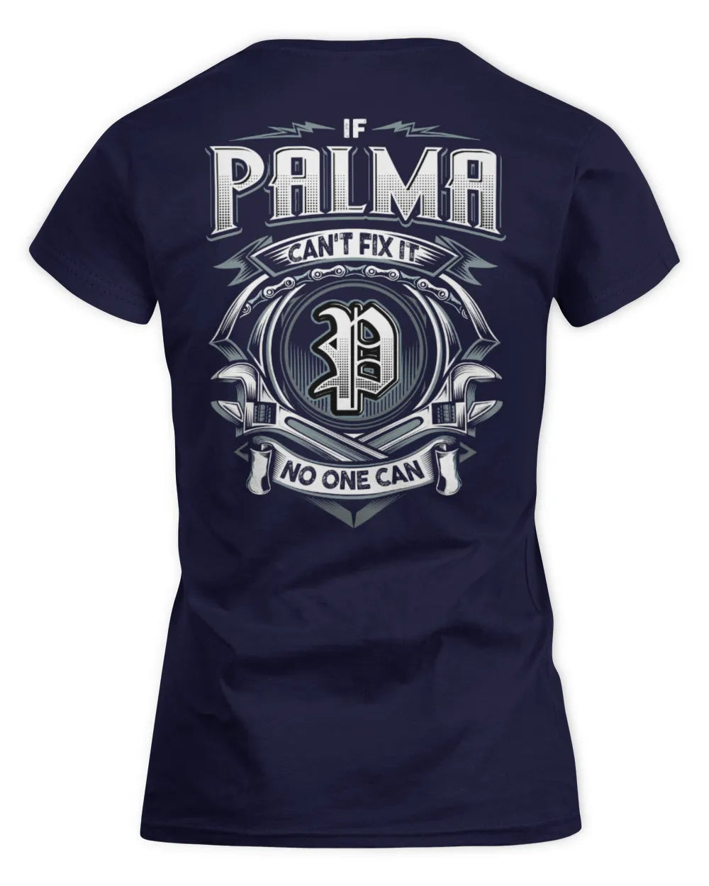 PALMA AP81-K4-626 - Personalized Ahmed Quote Apparel “If Ahmed Can't Fix It, No One Can” - Women's Standard T-Shirt - Navy