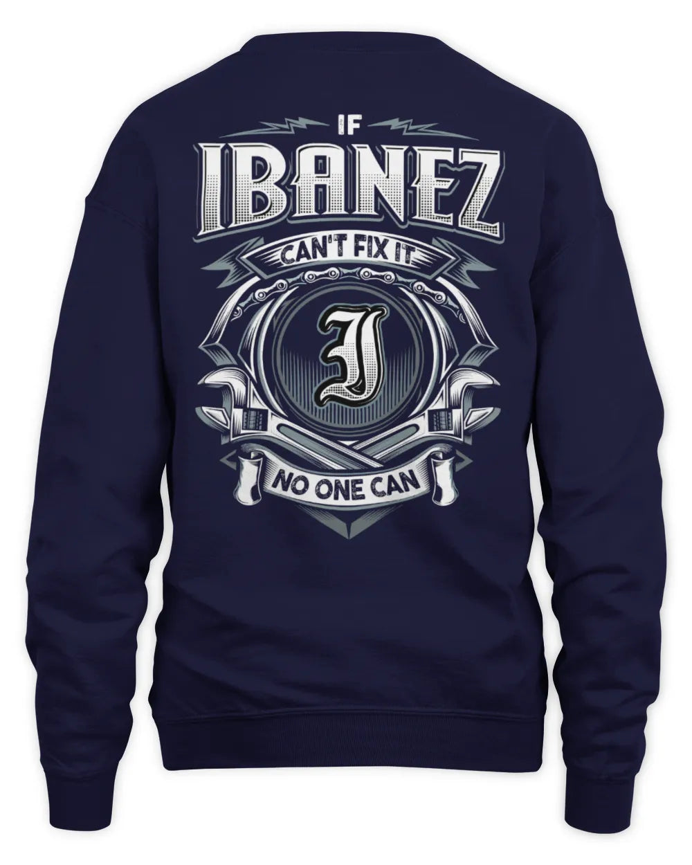 IBANEZ AP81-K4-626 - Personalized Ahmed Quote Apparel “If Ahmed Can't Fix It, No One Can” - Unisex Sweatshirt - Navy