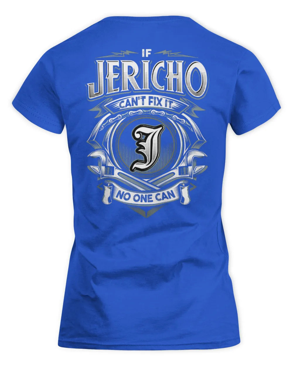 JERICHO AP81-K4-626 - Personalized Ahmed Quote Apparel “If Ahmed Can't Fix It, No One Can” - Women's Standard T-Shirt - Royal