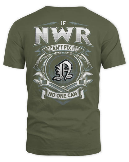 NWR AP81-K4-626 - Personalized Ahmed Quote Apparel “If Ahmed Can't Fix It, No One Can” - Unisex Standard T-Shirt - Military Green