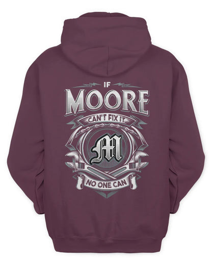 MOORE AP81-K4-626 - Personalized Ahmed Quote Apparel “If Ahmed Can't Fix It, No One Can” - Unisex Hoodie - Maroon