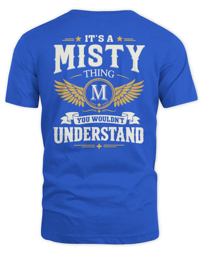MISTY KT06-M008 It’s a [NAME] Thing – You Wouldn’t Understand | Personalized Vintage T-Shirt - Unisex Standard T-Shirt - Royal