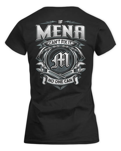 MENA AP81-K4-626 - Personalized Ahmed Quote Apparel “If Ahmed Can't Fix It, No One Can” - Women's Standard T-Shirt - Black