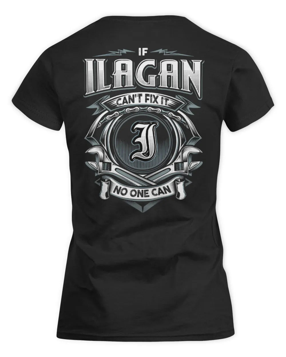 ILAGAN AP81-K4-626 - Personalized Ahmed Quote Apparel “If Ahmed Can't Fix It, No One Can” - Women's Standard T-Shirt - Black