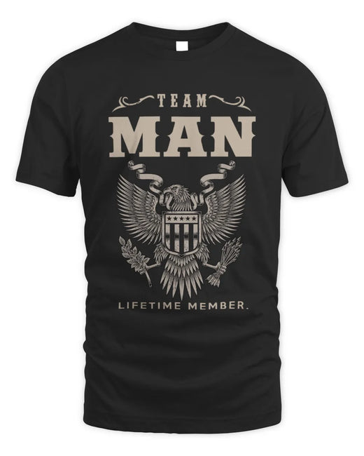 MAN TP06-K82 – Personalized Classic Style Apparel “Team NAME Lifetime Member”