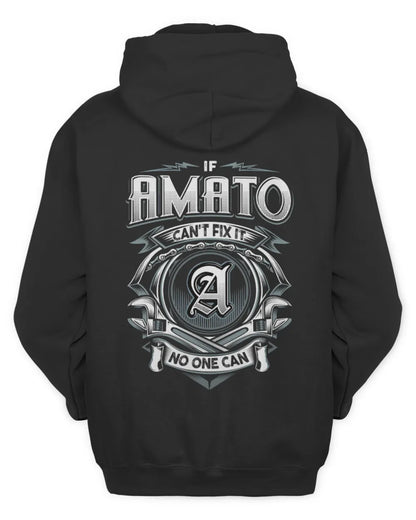 AMATO AP81-K4-626 - Personalized Ahmed Quote Apparel “If Ahmed Can't Fix It, No One Can” - Unisex Hoodie - Black