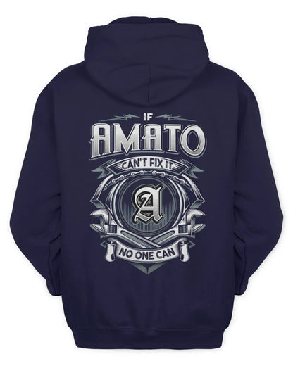 AMATO AP81-K4-626 - Personalized Ahmed Quote Apparel “If Ahmed Can't Fix It, No One Can” - Unisex Hoodie - Navy