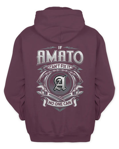 AMATO AP81-K4-626 - Personalized Ahmed Quote Apparel “If Ahmed Can't Fix It, No One Can” - Unisex Hoodie - Maroon