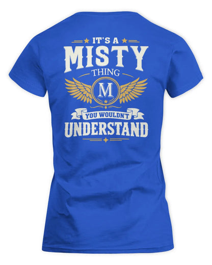 MISTY KT06-M008 It’s a [NAME] Thing – You Wouldn’t Understand | Personalized Vintage T-Shirt - Women's Standard T-Shirt - Royal