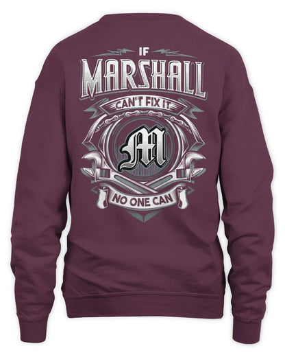 MARSHALL AP81-K4-626 - Personalized Ahmed Quote Apparel “If Ahmed Can't Fix It, No One Can” - Unisex Sweatshirt - Maroon