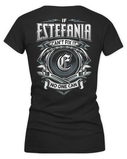 ESTEFANIA AP81-K4-626 - Personalized Ahmed Quote Apparel “If Ahmed Can't Fix It, No One Can” - Women's V-Neck T-Shirt - Black