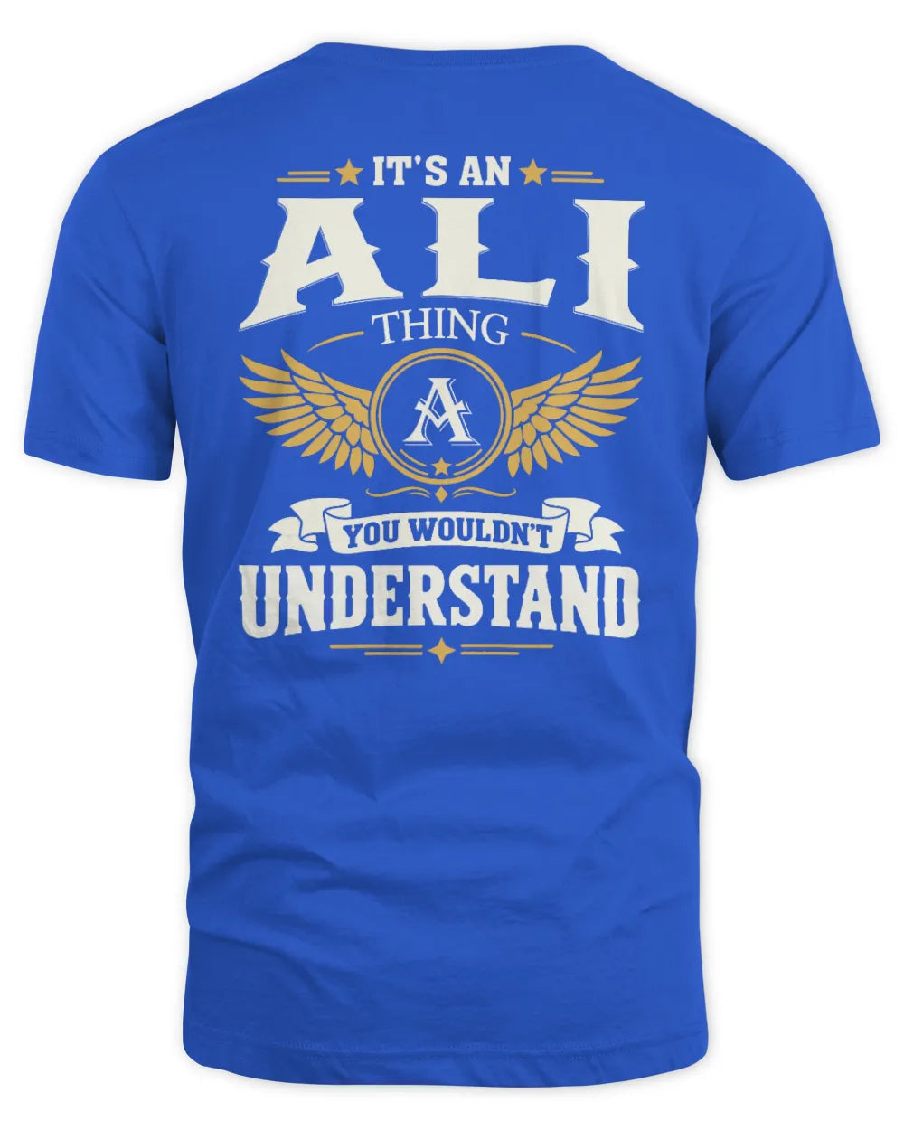 ALI KT06-M008 It’s a [NAME] Thing – You Wouldn’t Understand | Personalized Vintage T-Shirt - Unisex Standard T-Shirt - Royal