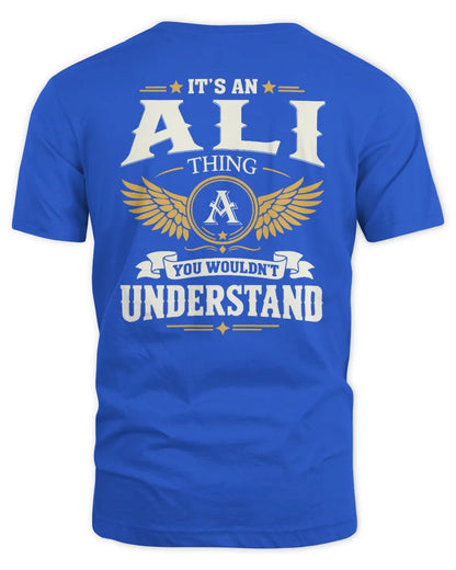 ALI KT06-M008 It’s a [NAME] Thing – You Wouldn’t Understand | Personalized Vintage T-Shirt - Unisex Standard T-Shirt - Royal