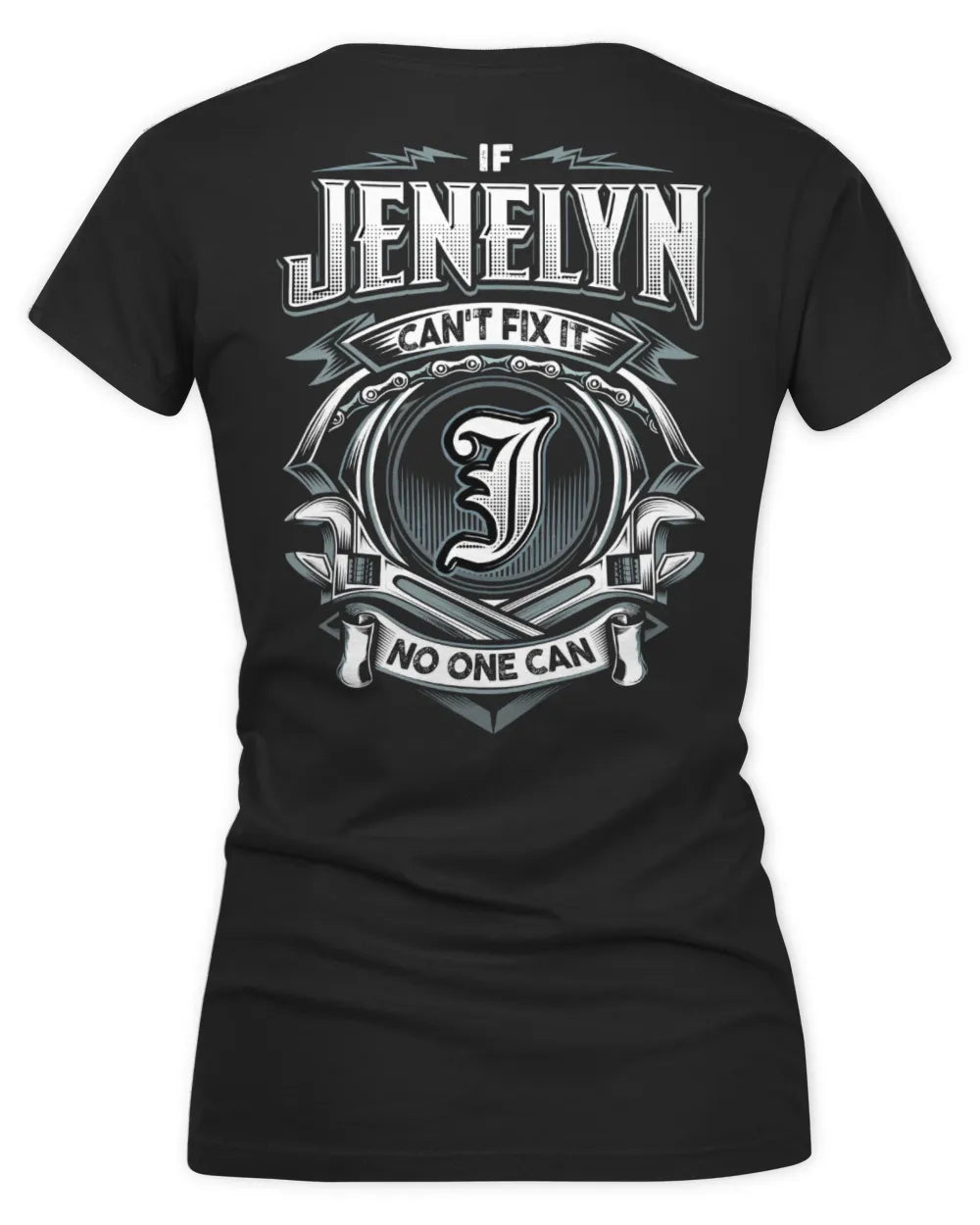 JENELYN AP81-K4-626 - Personalized Ahmed Quote Apparel “If Ahmed Can't Fix It, No One Can” - Women's V-Neck T-Shirt - Black