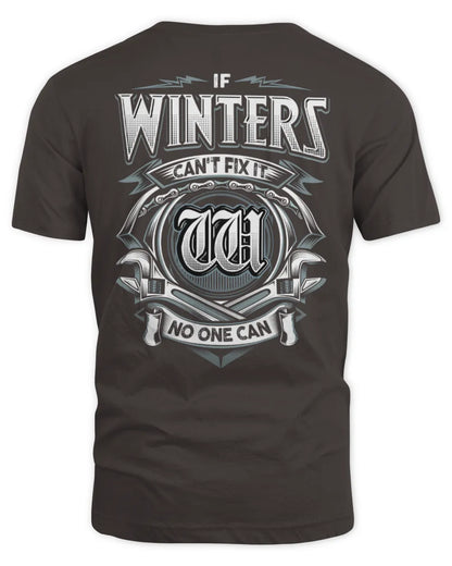 WINTERS AP81-K4-626 - Personalized Ahmed Quote Apparel “If Ahmed Can't Fix It, No One Can” - Unisex Standard T-Shirt - Dark Chocolate
